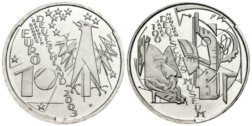 ALEMANIA 10 EUROS 2003 D CENTENARIO DEL MUSEO DE MUNICH