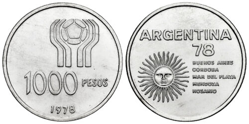 ARGENTINA 1000 PESOS 1978 MUNDIAL DE FUTBOL