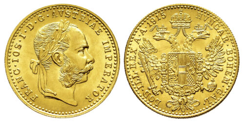 AUSTRIA 1 DUCADO 1915 (RESTRIKE)