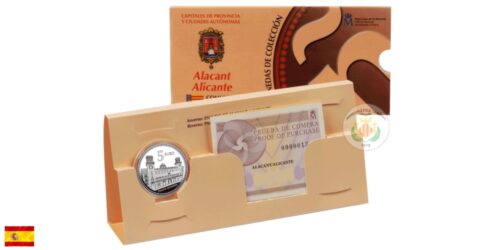 Alternative view of ESPAÑA 5 EUROS 2010 CIUDADES DE ESPAÑA - ALICANTE