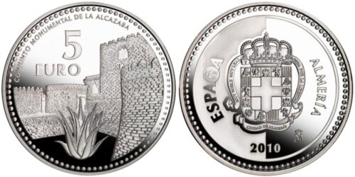 ESPAÑA 5 EUROS 2010 CIUDADES DE ESPAÑA - ALMERIA