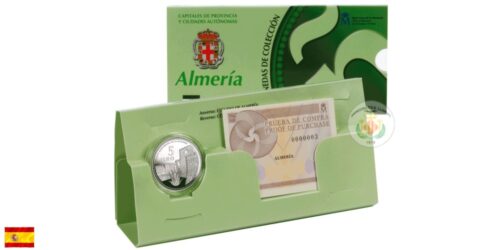 Alternative view of ESPAÑA 5 EUROS 2010 CIUDADES DE ESPAÑA - ALMERIA