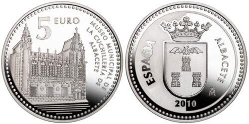 ESPAÑA 5 EUROS 2010 CIUDADES DE ESPAÑA - ALBACETE