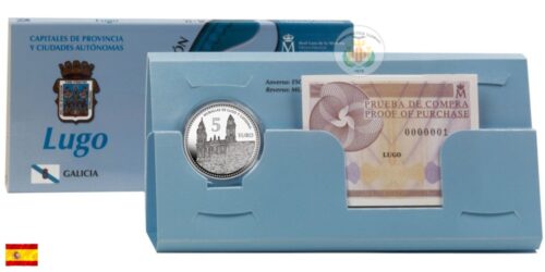 Alternative view of ESPAÑA 5 EUROS 2011 CIUDADES DE ESPAÑA - LUGO