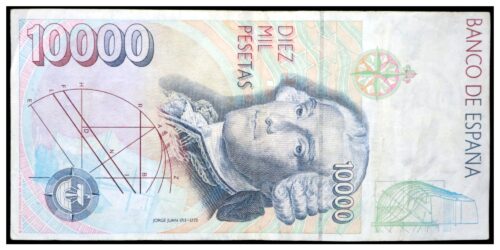 Alternative view of JUAN CARLOS I  10000 PESETAS 1992  JORGE JUAN