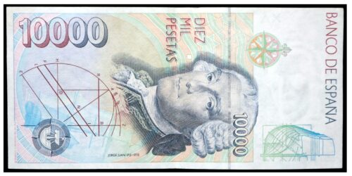 Alternative view of JUAN CARLOS I  10000 PESETAS 1992  JORGE JUAN