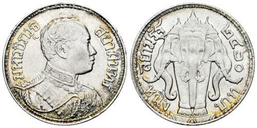 TAILANDIA 1 BAHT 1917 RAMA VI