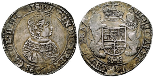 CARLOS II  DUCATON 1675 AMBERES