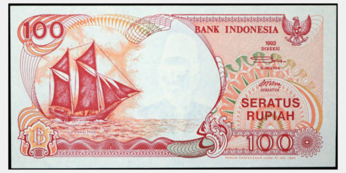 BILLETE; INDONESIA 100 RUPIAS 1992