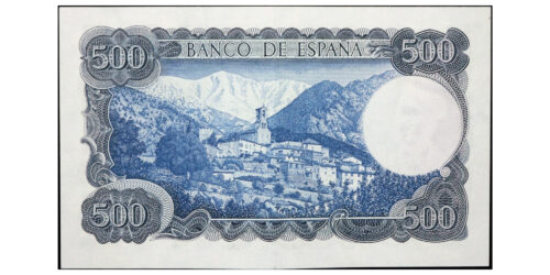ESTADO ESPAÑOL 500 PESETAS 1971 VERDAGUER - Imagen 2
