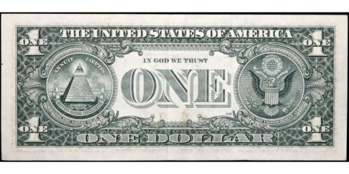Alternative view of BILLETE; USA 1 DOLAR 1993 CHICAGO