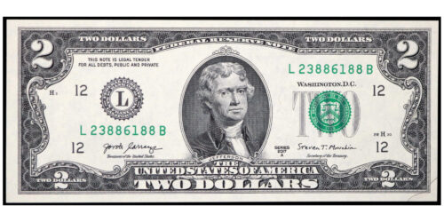 BILLETE; USA 2 DOLARES 2017 SAN FRANCISCO