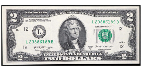 BILLETE; USA 2 DOLARES 2017 SAN FRANCISCO