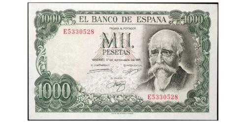 ESTADO ESPAÑOL 1000 PESETAS 1971 ECHEGARAY