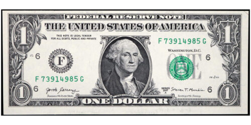 BILLETE; USA 1 DOLAR 2017 ATLANTA