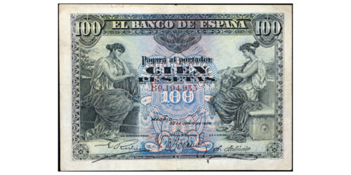 ALFONSO XIII  100 PESETAS 1906