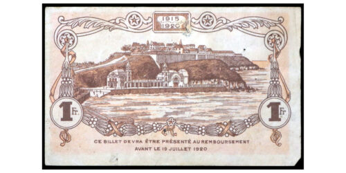 BILLETE; FRANCIA 1 FRANCO 1917 - Imagen 2