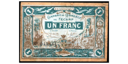 BILLETE; FRANCIA 1 FRANCO 1920