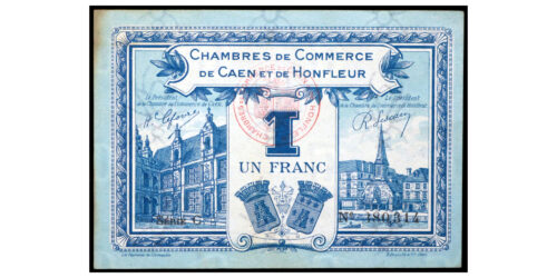 BILLETE; FRANCIA 1 FRANCO ND (1920-1923)