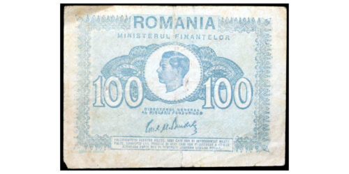BILLETE; RUMANIA 100 LEI 1945