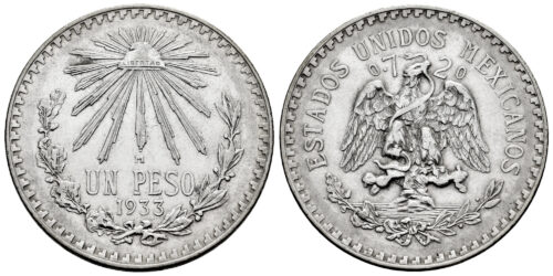 MEXICO 1 PESO 1933