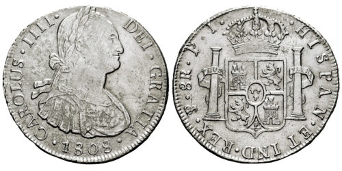 CARLOS IV  8 REALES 1808 POTOSI PJ