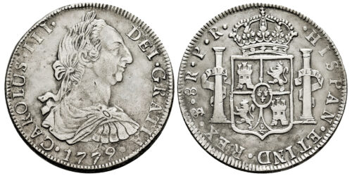 CARLOS III  8 REALES 1779 POTOSI PR