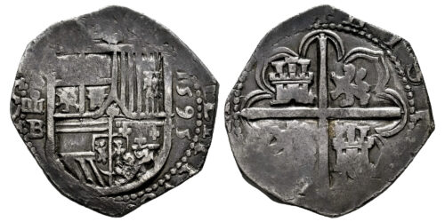 FELIPE II  4 REALES 1595 SEVILLA