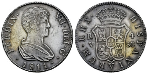 FERNANDO VII  4 REALES 1811 VALENCIA GS