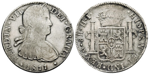 FERNANDO VII  8 REALES 1811 MEXICO HJ