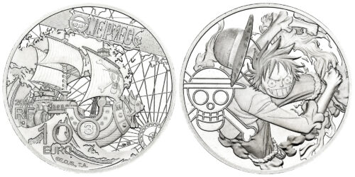 FRANCIA 10 EUROS 2024 LUFFY Y LOS MIL SUNNY