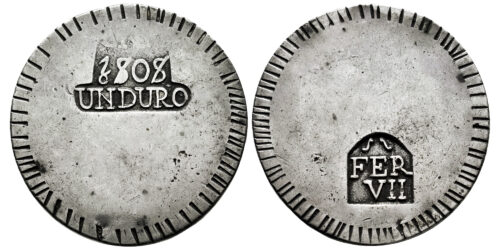 FERNANDO VII  UN DURO 1808 GERONA