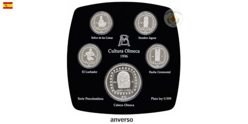 ESTUCHE COMPLETO MEXICO 1996 CULTURA OMECA