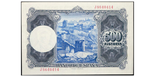 Alternative view of ESTADO ESPAÑOL 500 PESETAS 1954 ZULOAGA
