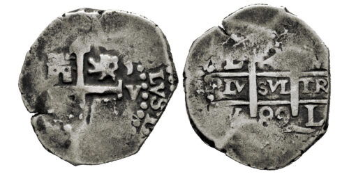 CARLOS II  2 REALES 1689 LIMA V