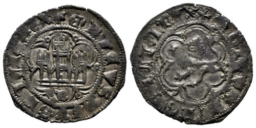 ENRIQUE III  BLANCA S/F (1390 al 1406) BURGOS