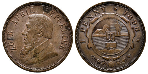 SUDAFRICA 1 PENIQUE 1898 JOHANNES PAULUS KRUGER
