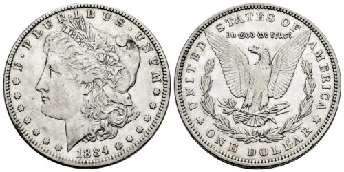 USA 1 DOLAR 1884