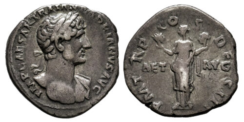 ADRIANO (DENARIO) 118 d.C.