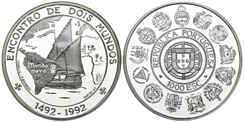 PORTUGAL 1000 ESCUDOS 1992  SERIE IBEROAMERICANA
